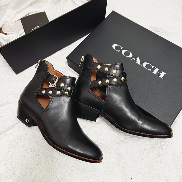 Coach Danika Leather Bootie - Picture 1 of 5